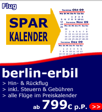 Fl&uuml;ge Berlin-Erbil ab 799 Euro