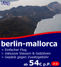 Fl&uuml;ge Berlin-Mallorca ab 54 Euro
