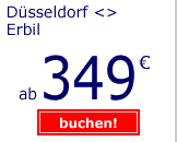 D&uuml;sseldorf-Erbil ab 349 Euro