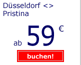 D&uuml;sseldorf-Pristina ab 79 Euro